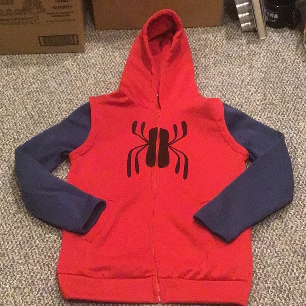 Youth L/XL Spider-Man hoodie. Never worn